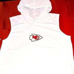 Kansas City Chiefs Sleeveless Hoodie Tank Top New w tags